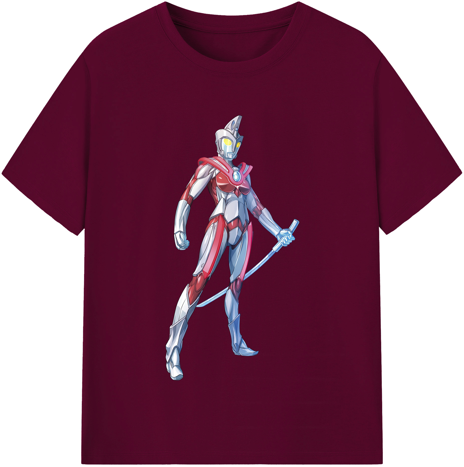 （画像用） ウルトラマン Ultraman レディースカジュアルプリントTシャツ（綿100％）